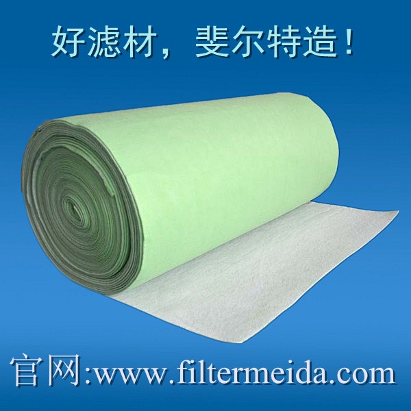 Green aquarium filter roll